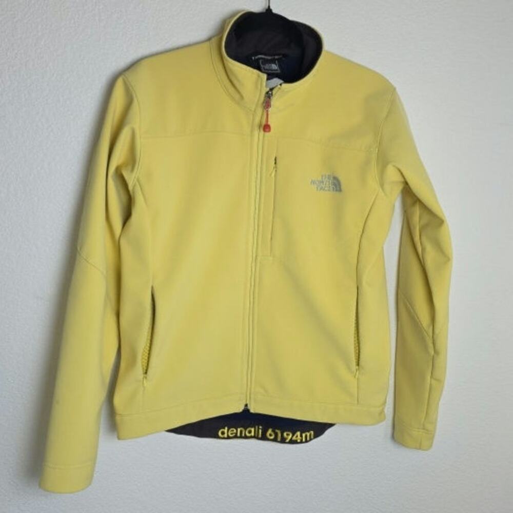 The North Face 7 Summits 2006 Denali Apex Softshell Jacket Pale Yellow Size M